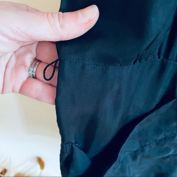 LAILA AZHAR Black Satin Romper - Picture 7 of 11